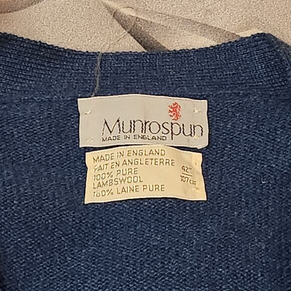 Vintage Mens Cardigan Sweater Size L Grandpa Kurt Cobain - Picture 3 of 3